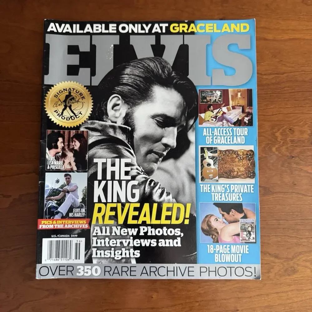 2013 Elvis Magazine The King Revealed Available Only at‎ Graceland